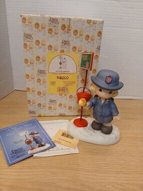 Precious Moments He Is My Salvation Porcelain Figurine 135984